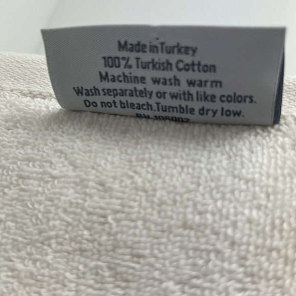 Hotel Balfour Spa Bath Towel Set Off White 100% Cotton Luxury Spa Set Of 2 NEW - Picture 5 of 5